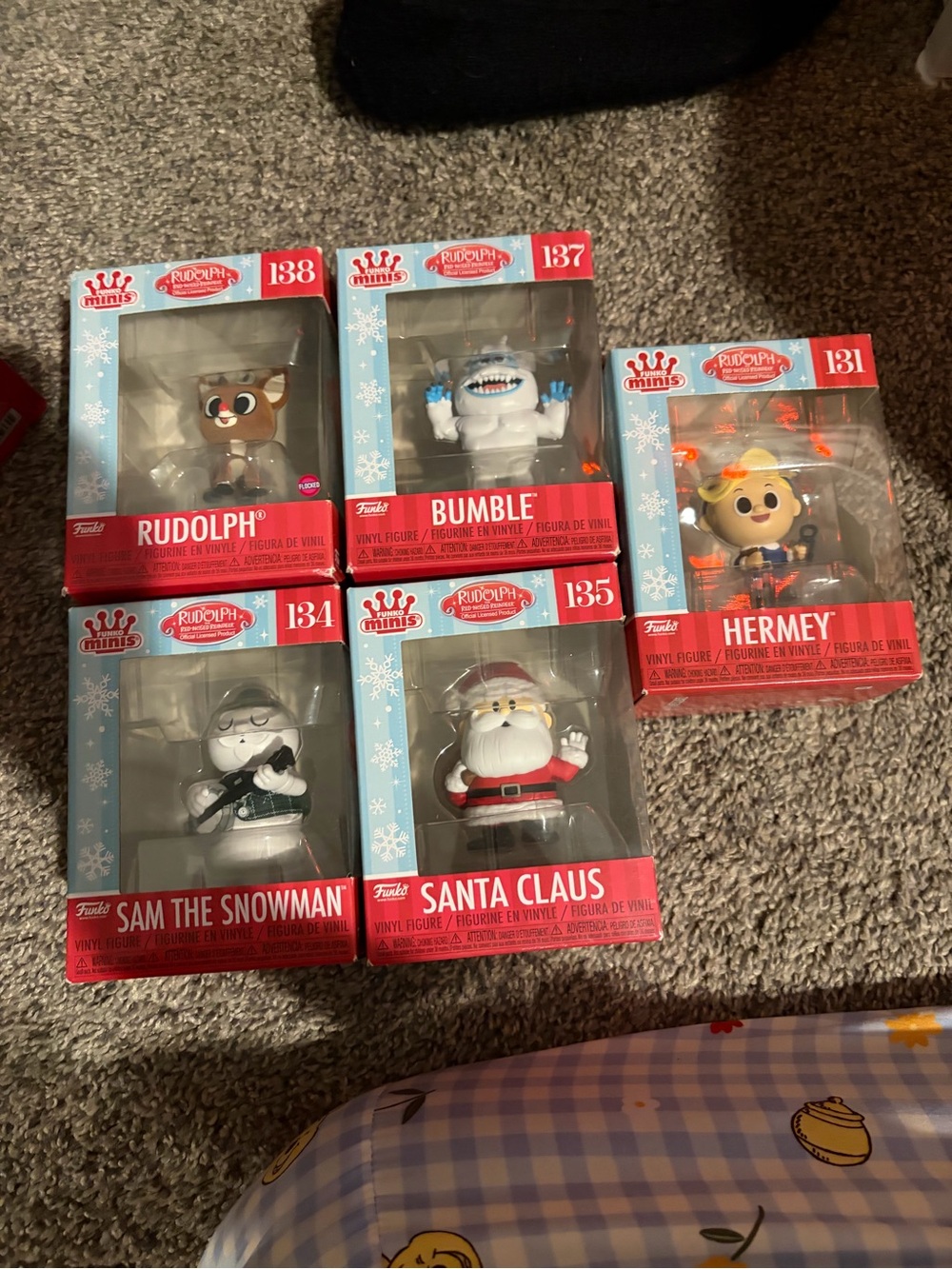 Rudolph Funko Minis X5(Read)